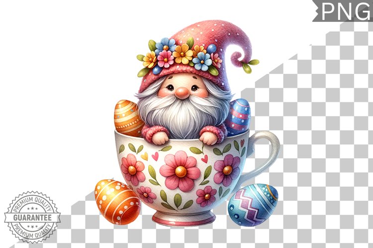 Easter Gnome Clipart