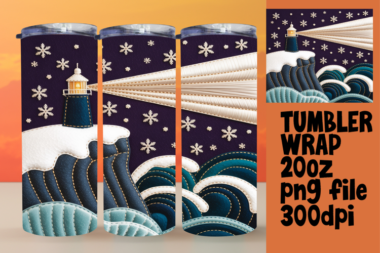 Christmas Tumbler Wrap Image 2