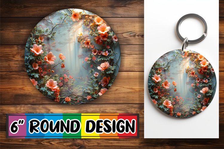 Round Ornament Sublimation Assortment example image 1