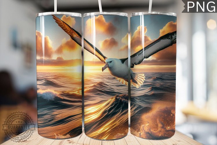 Albatross Tumbler Wrap - Albatross Tumbler Design