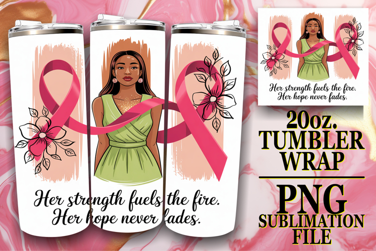 Lively adventures 20oz tumbler wrap, Cancer