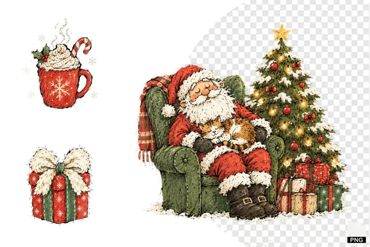 Whimsical Christmas Clipart