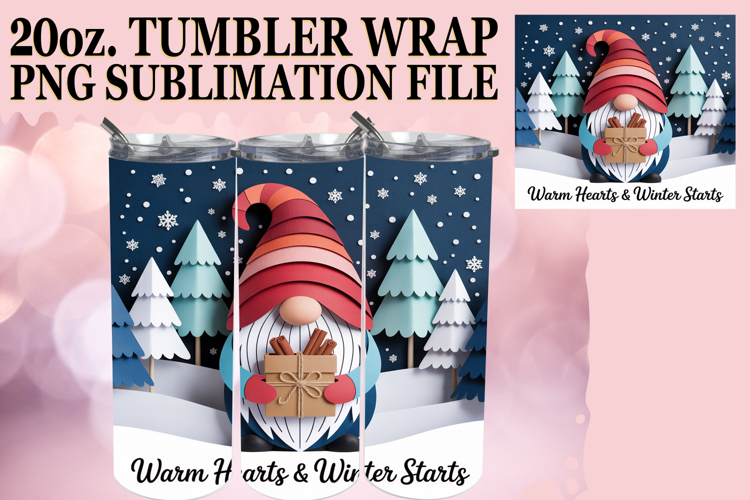 Christmas Tumbler Wrap Image 17