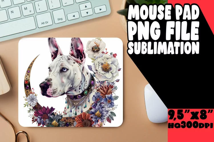 Puppy Prism: Watercolor Mouse Pads