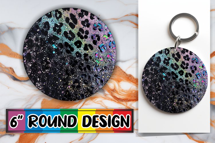 Sparkling Wilderness Excursion: Glitter Leopard Sublimation