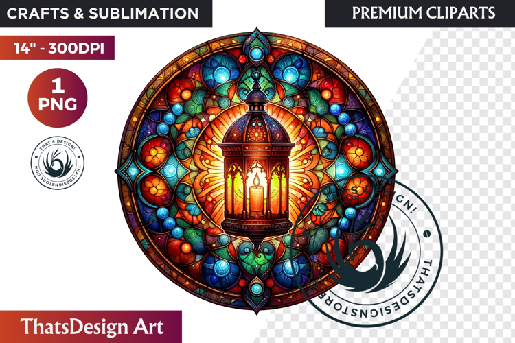 Autumn Stained Glass PNG, Fall Thanksgiving Pumpkin clipart