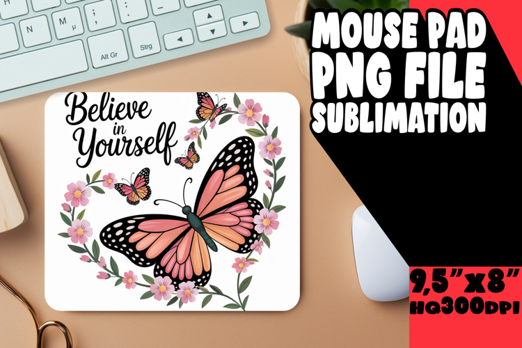 BLISSFUL desk MAT Playful Design, Butterfly