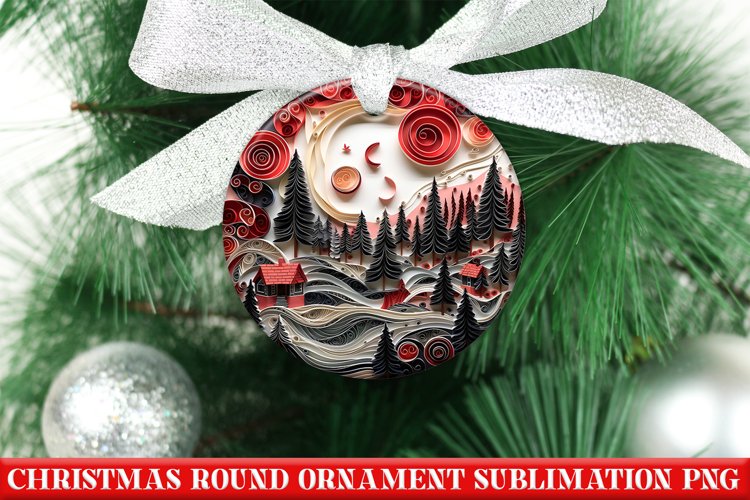 Christmas Ornament Sublimation Designs Image 17