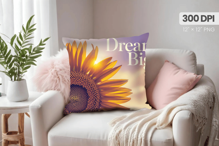 Inspirational Quotes Pillow PNG Motivational PNG Sublimation