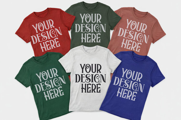 Christmas Family Matching Group Flat Lay Mockup example image 1