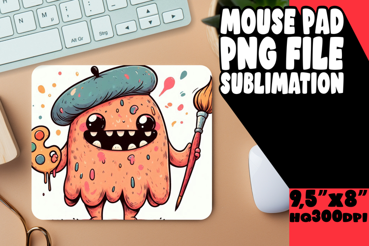 RADIANT desk pad Fun Design, Monster