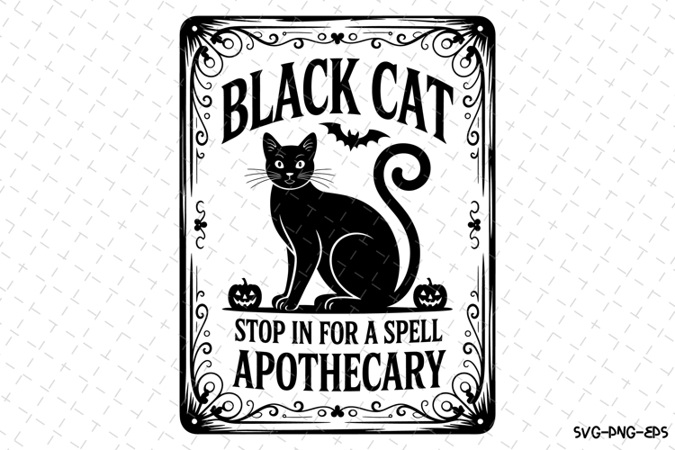 Black Cat Svg | Halloween Svg | Svg Cut Files