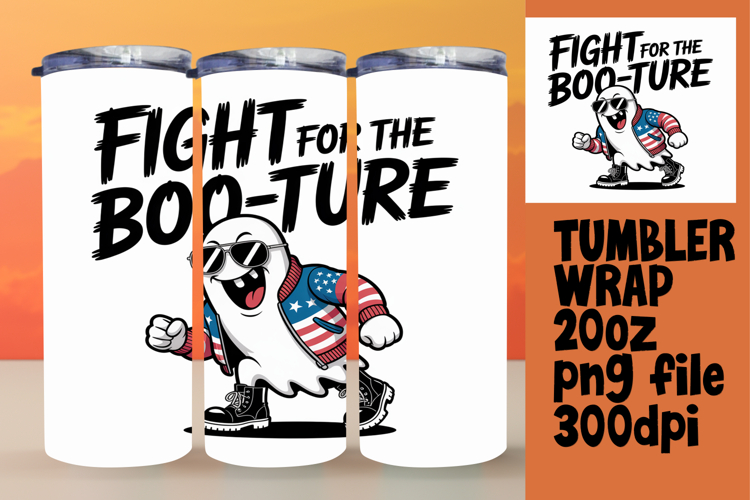 HIGH-QUALITY 20oz Tumbler PNG , Funny Ghost
