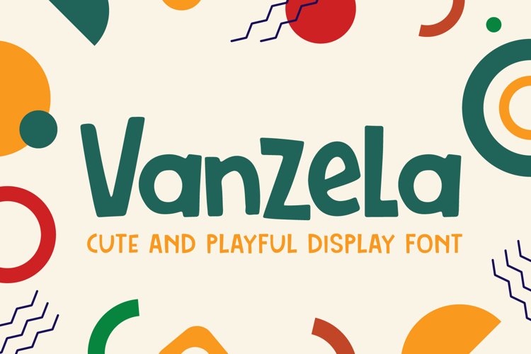 Vanzela - Display Font example image 1
