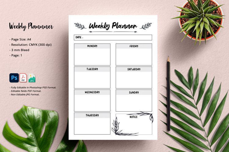 Weekly Planner example image 1