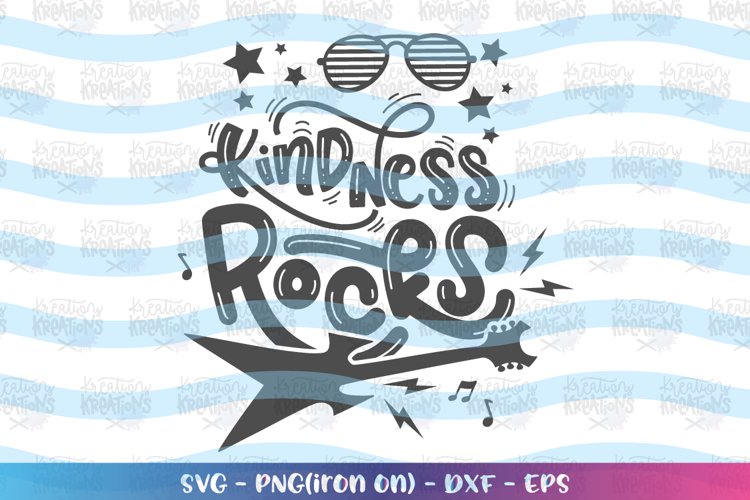 Positive-Kindness Rocks svg example image 1