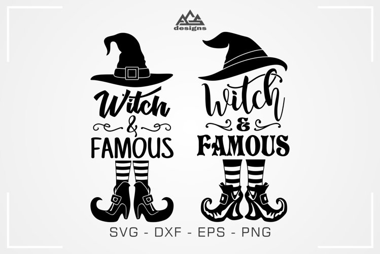 Witch & Famous Witch Quote Halloween Svg Design