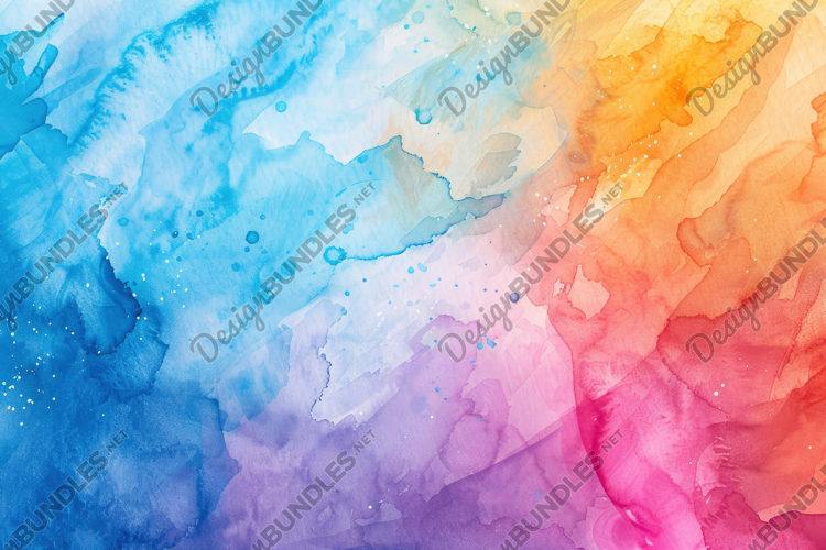 Vibrant Watercolor Background Wallpaper