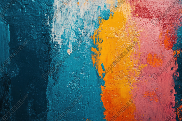 Abstract Oil Painting Background Wallpaper