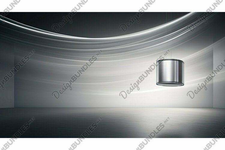 futuristic silver can example image 1