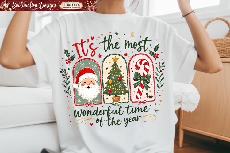 It's The Most Wonderful Time of the Year Sublimation example image 1