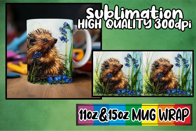 Radiant journeys 11oz 15oz sublimation wrap, Animals