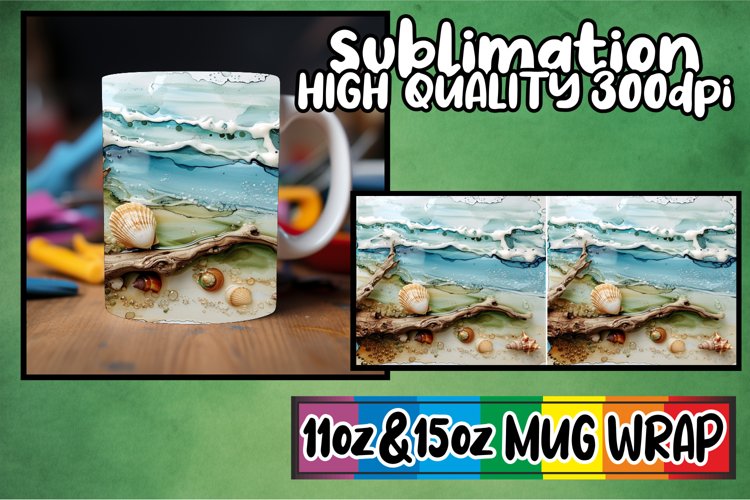 Beach Sublimation Design Image 6