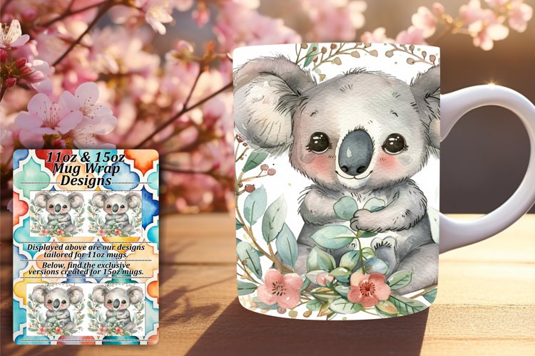 Vibrant Springtime Sublimation Mug Wraps 11oz/15oz