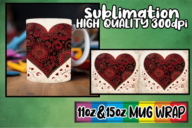 Love-Inspired Mug Art - Valentines Day example image 1