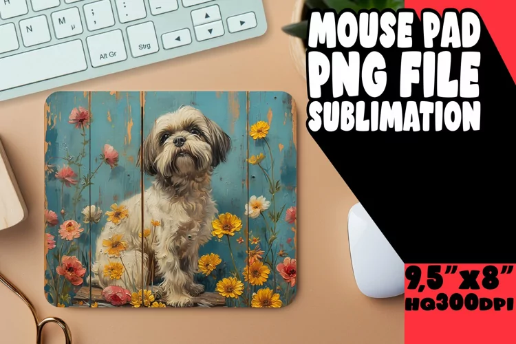 Wooden Canine Desk Pad