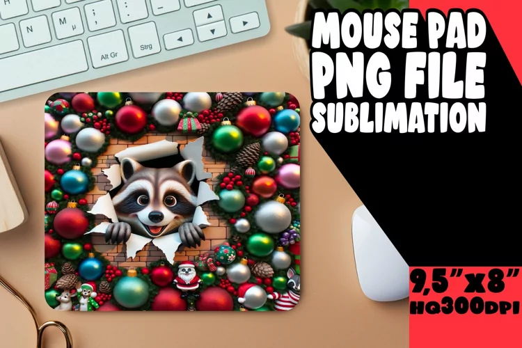 Hole in Wall Surprise: 3D Mousepad