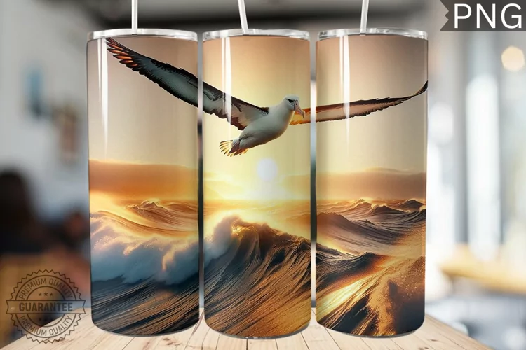 Albatross Tumbler Wrap - Albatross Tumbler Design