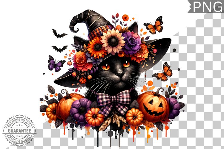 Halloween Cat Clipart Image 20