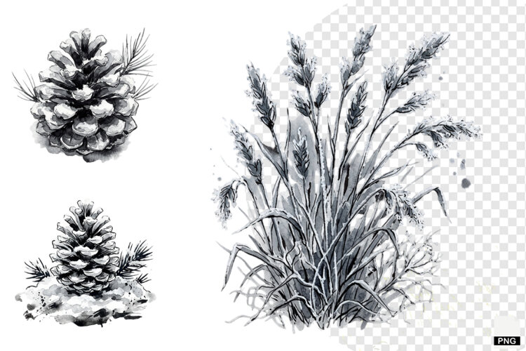 Nature Forrest Meadow Clipart example image 1