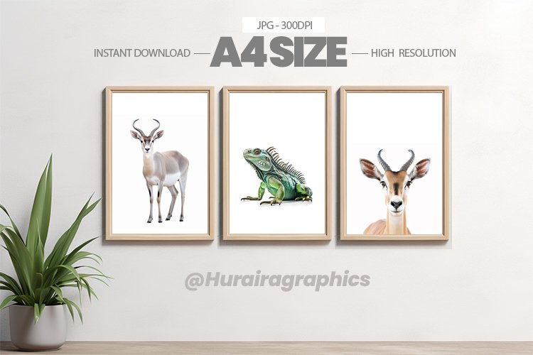 Animal Wall Art - 03 Variations example image 1