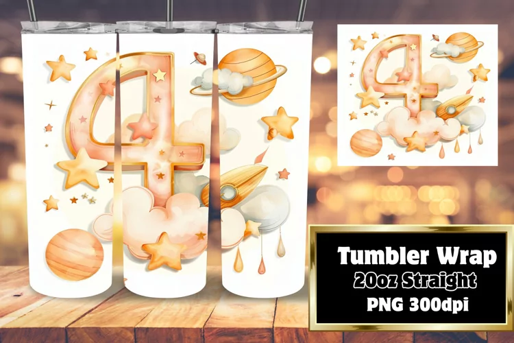 Watercolor Marvel: Sublimation Tumbler 20oz Art