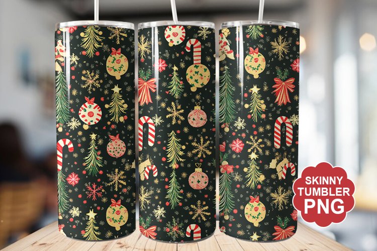 Christmas Tree Tumbler | Christmas Tumbler Wrap
