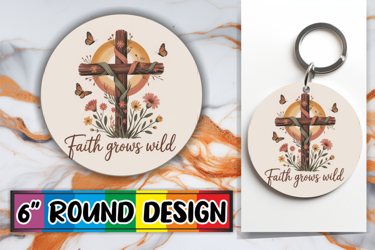 Sublimation Car Coaster Magic, Religious