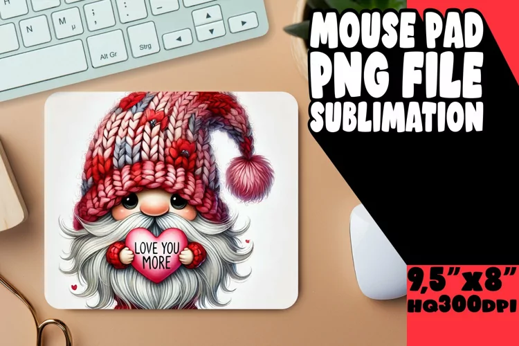 VIBRANT mouse MAT Innovative Art, Gnomes