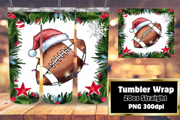 Customizable 20oz Tumbler File , Holiday