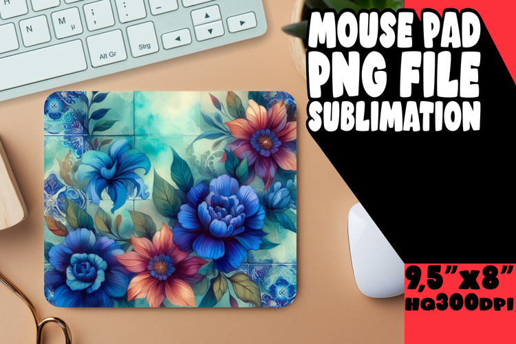 Luminous Mouse Pad Design Ideas, Watercolor Patter