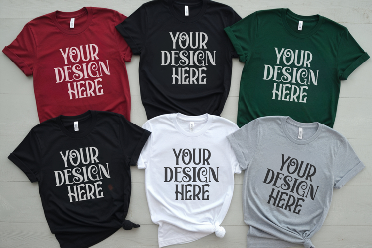 Christmas Family Matching Group T-Shirt Mockup