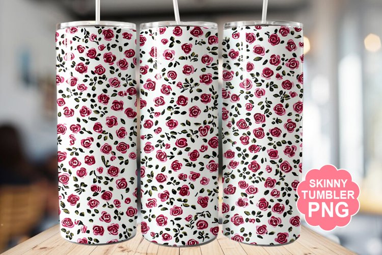 Valentine Roses Tumbler | Valentine Tumbler Wrap