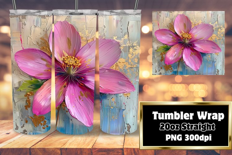 Springtime Bloom: Sublimated Tumbler Wrap example image 1