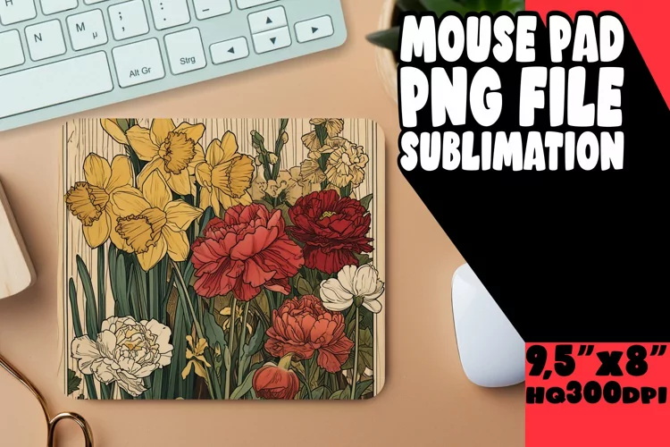 Springtime Blossom Mouse Pad Print