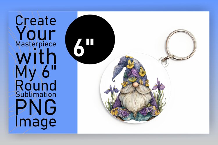 Whimsical Gnome Sublimation Circle Variety