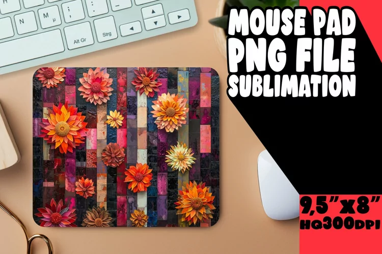 Vibrant Blossom Desk Mat - Vibrant Decor