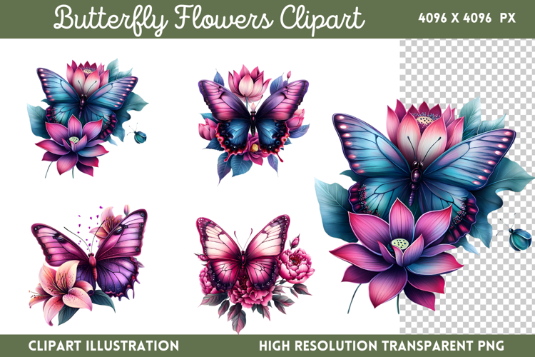 Watercolor Flowers Svg Image 23
