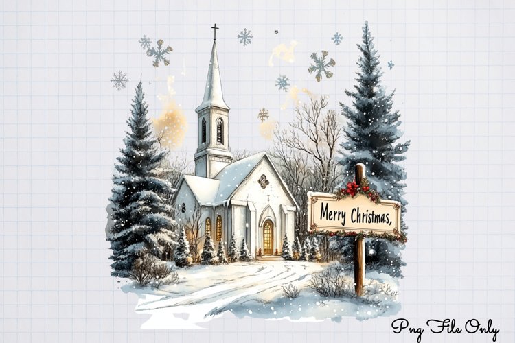 Rustic Christmas Clipart Image 6