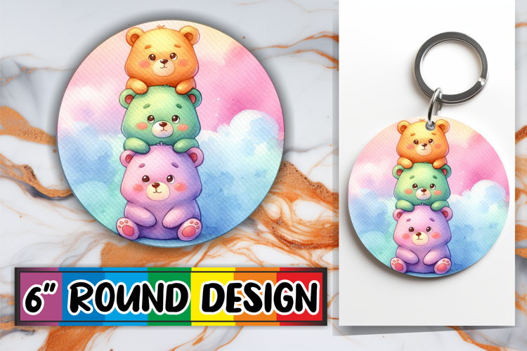 Radiant Circle Ornaments Design PNG, Cute Animals